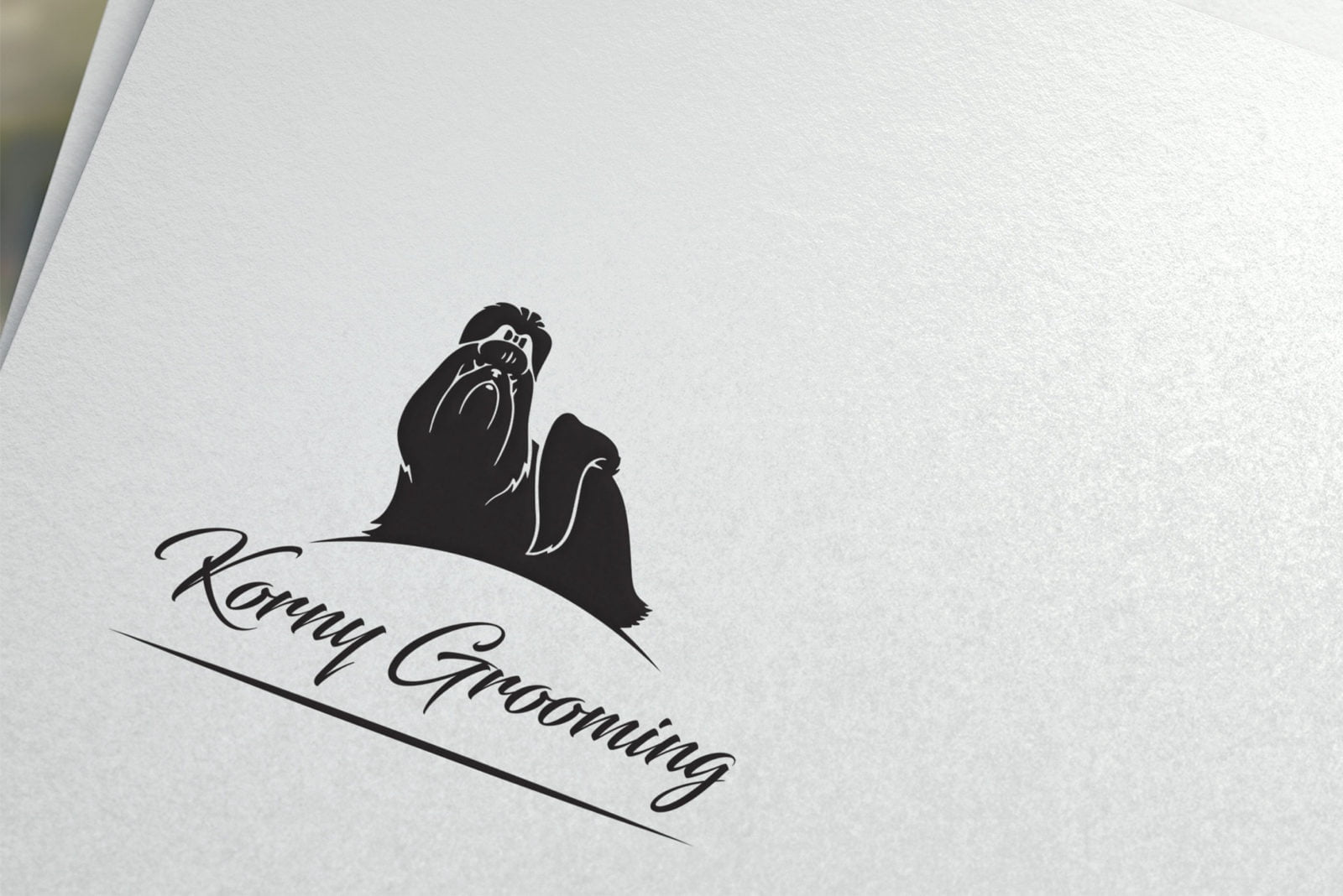 dizajn logotipa korny grooming salon za sisanje pasa designer2 dizajn ambalaze packaging design